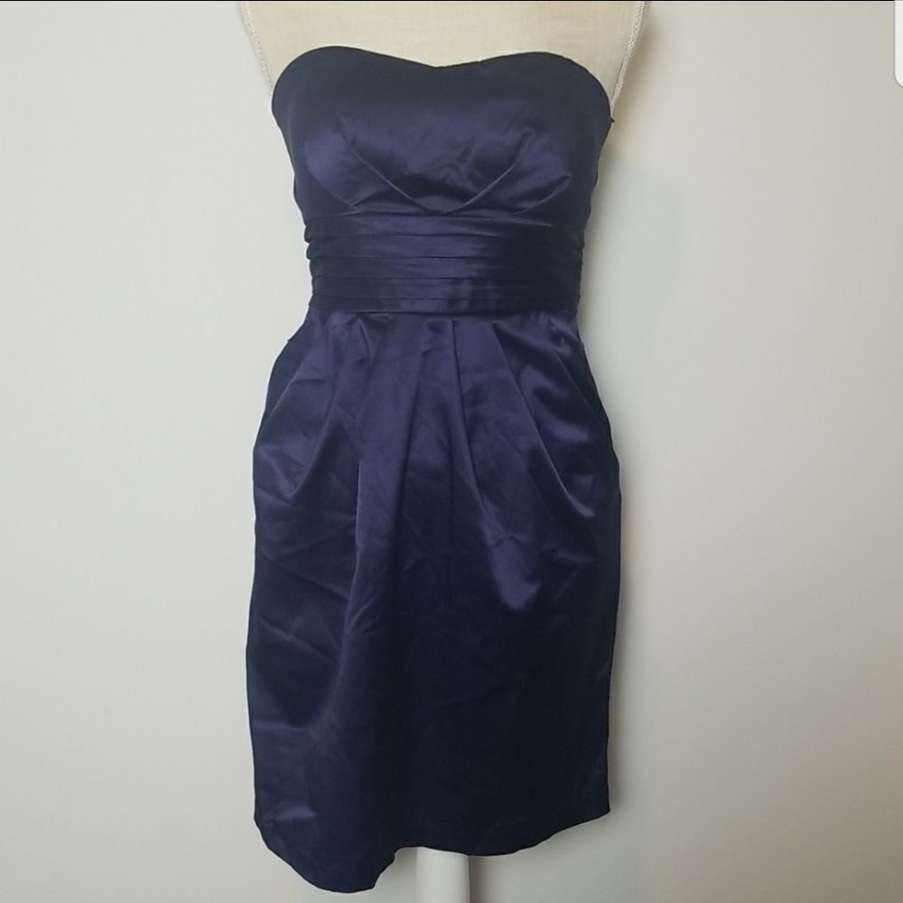 Snap Sleeveless Women's Royal Blue dress Size 9 prom evening